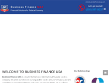 Tablet Screenshot of businessfinanceusa.com